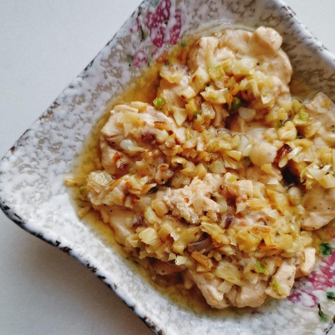 蒜蓉蒸鸡胸（鸡腿）