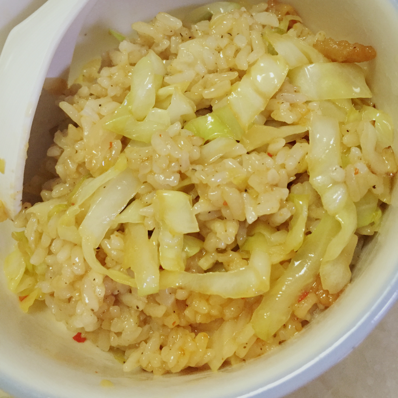极简圆白菜炒饭