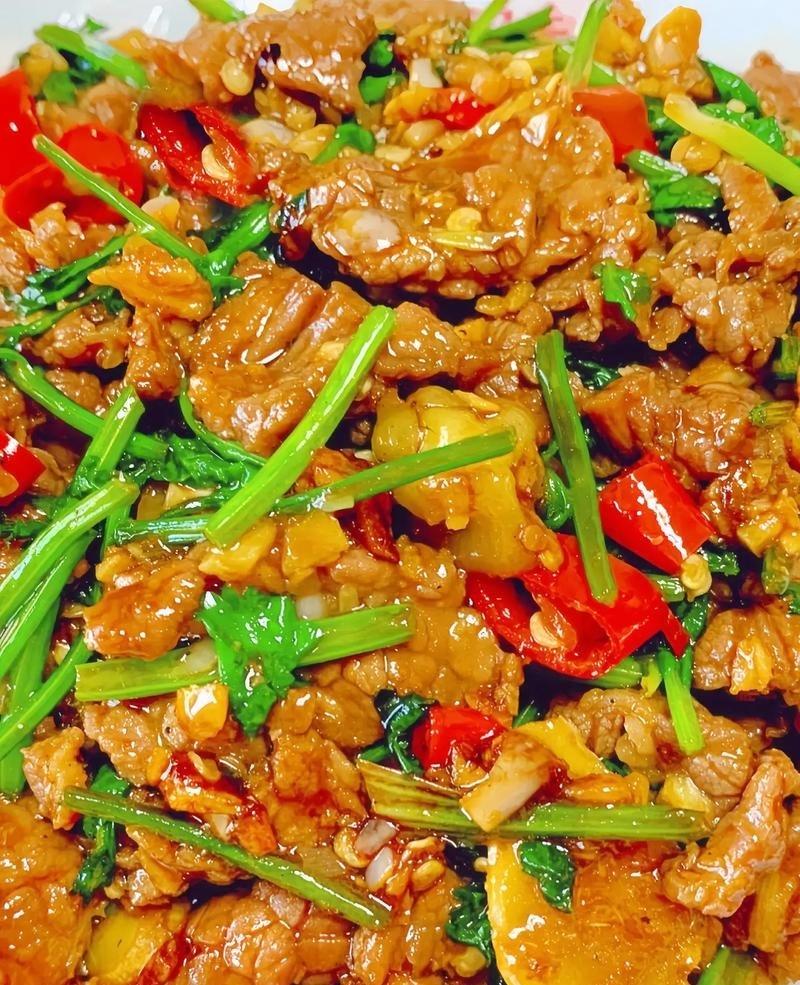小炒黄牛肉