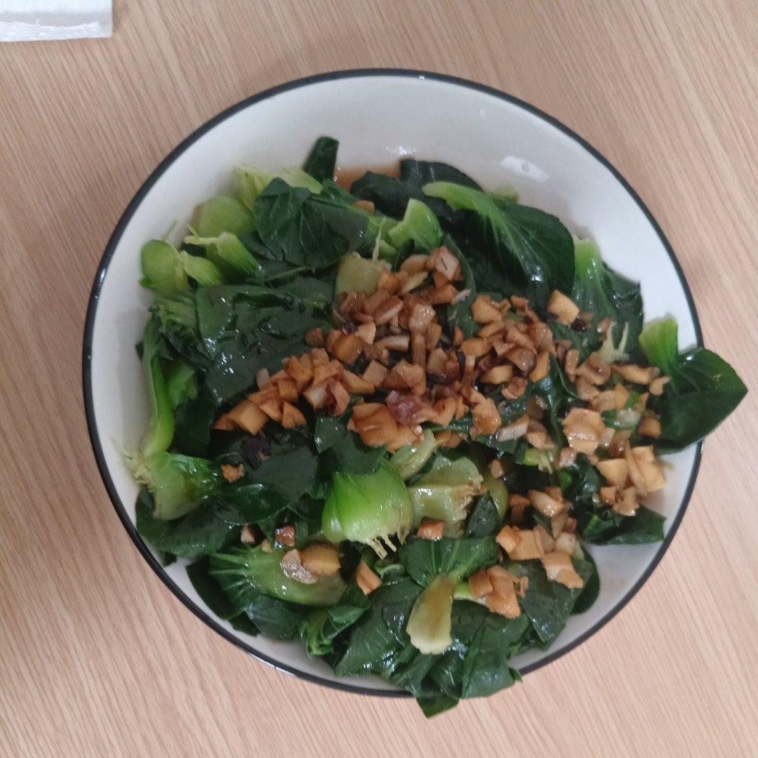 白灼油菜—年夜饭最受欢迎的素菜