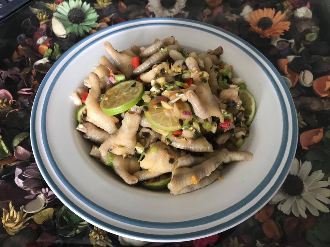 柠檬百香果鸡爪