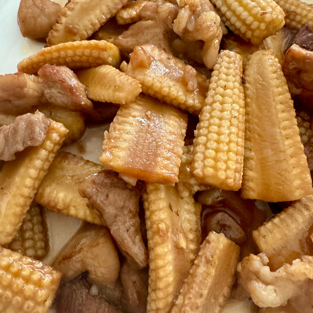 玉米笋炒肉（家庭版）