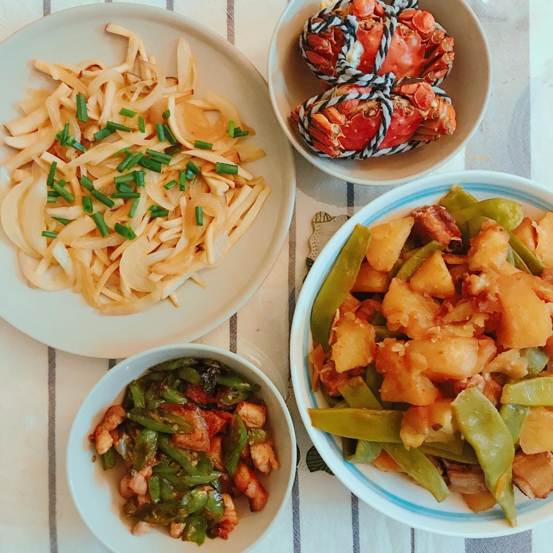 洋葱遇到杏鲍菇