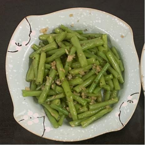 健康少油蒜泥拌长豆（豇豆）