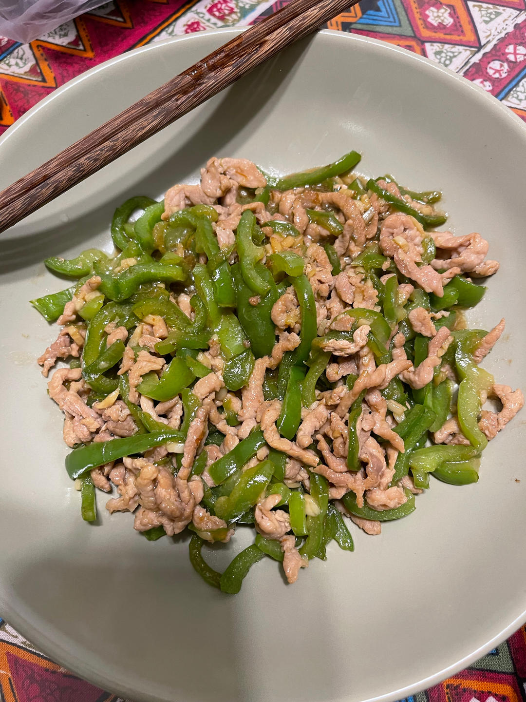‼️好吃到舔盘的青椒肉丝盖浇饭