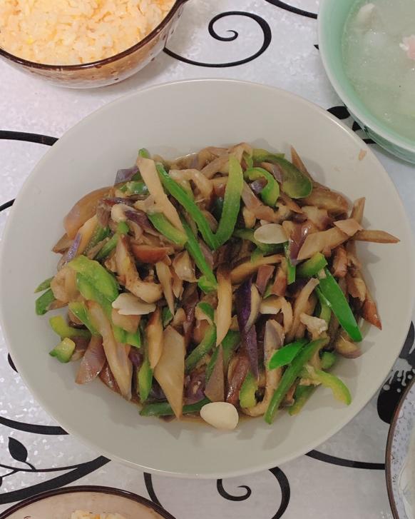 家常简易炒茄子丝