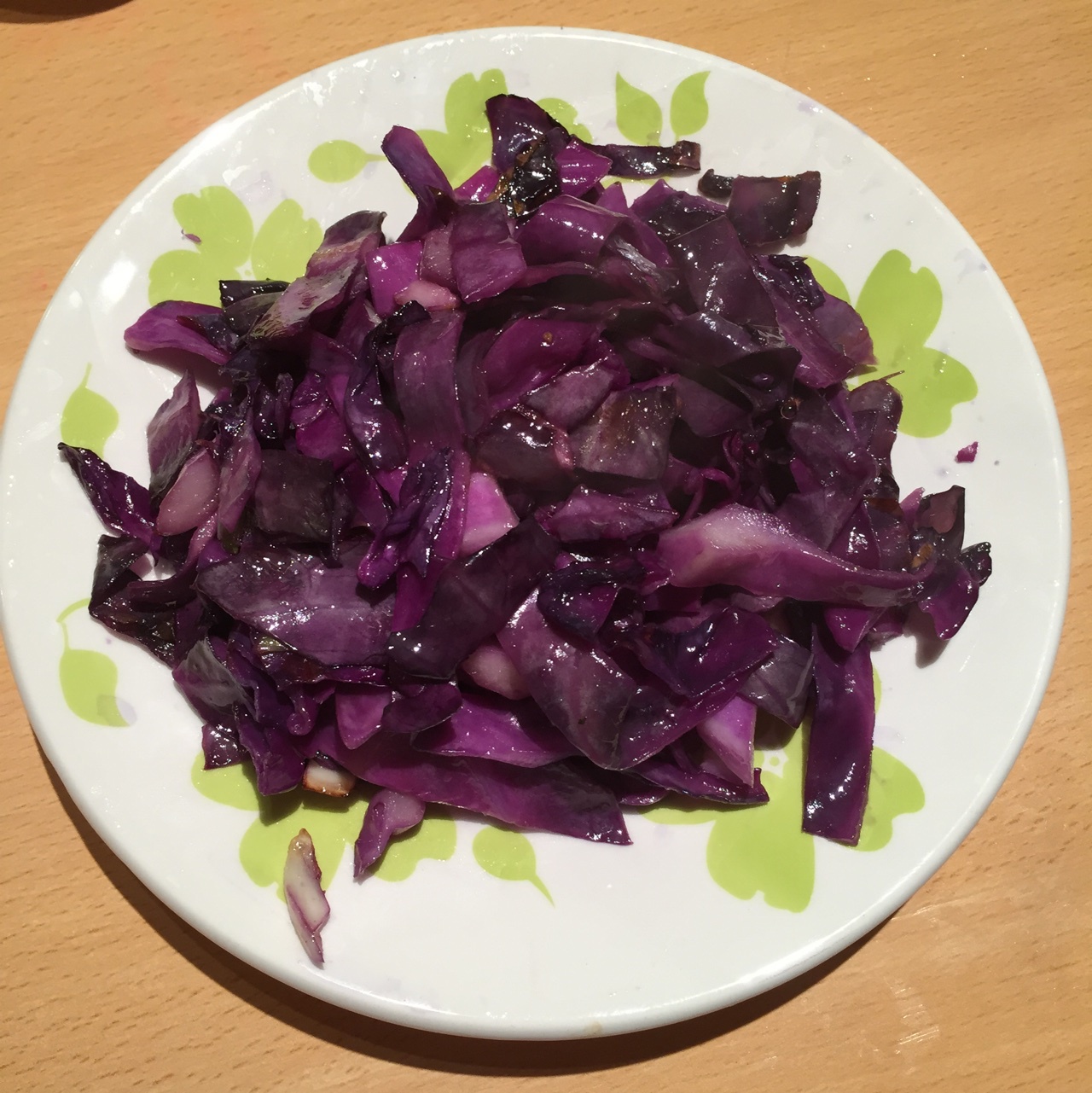 炒紫甘蓝