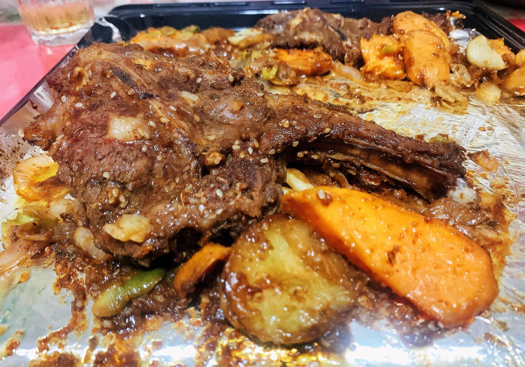 地道蒙餐：烤羊排(家用烤箱版)