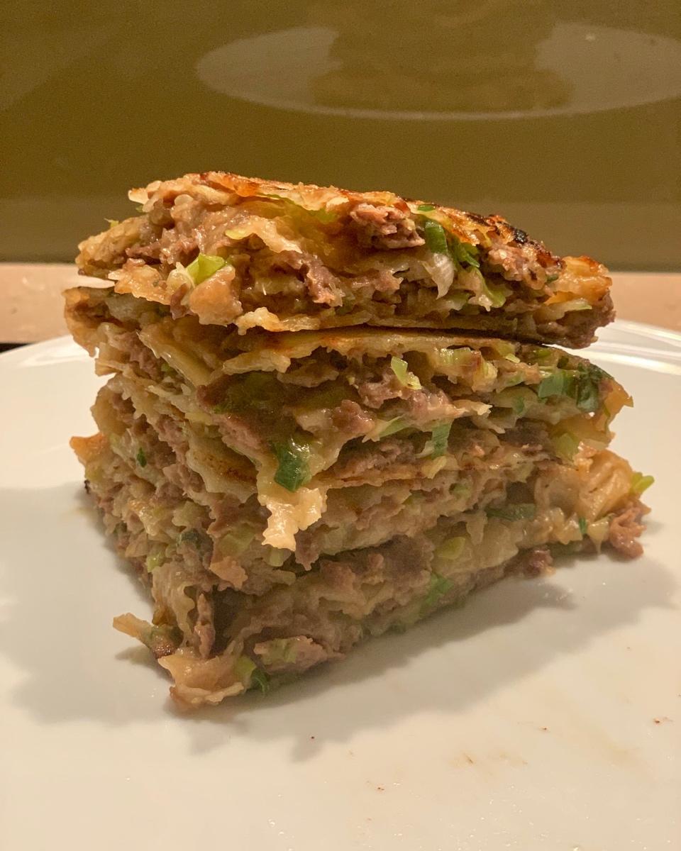 千层肉饼（老爸拿手面食之五）