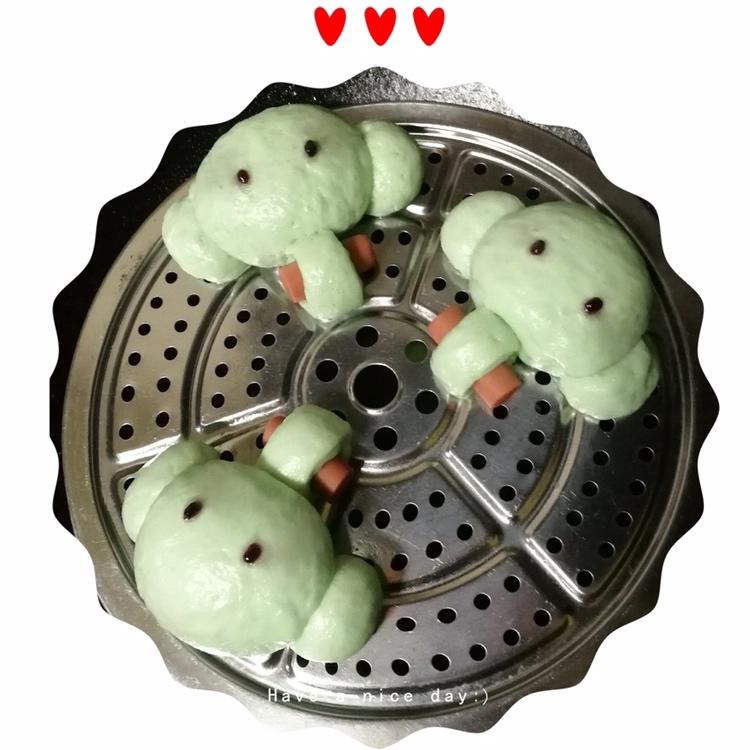 手机用户5152_kuw7做的可爱大象火腿肠卡通馒头