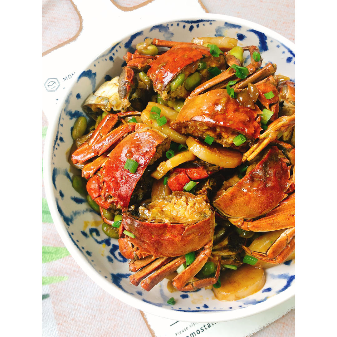 六月黄毛豆炒年糕