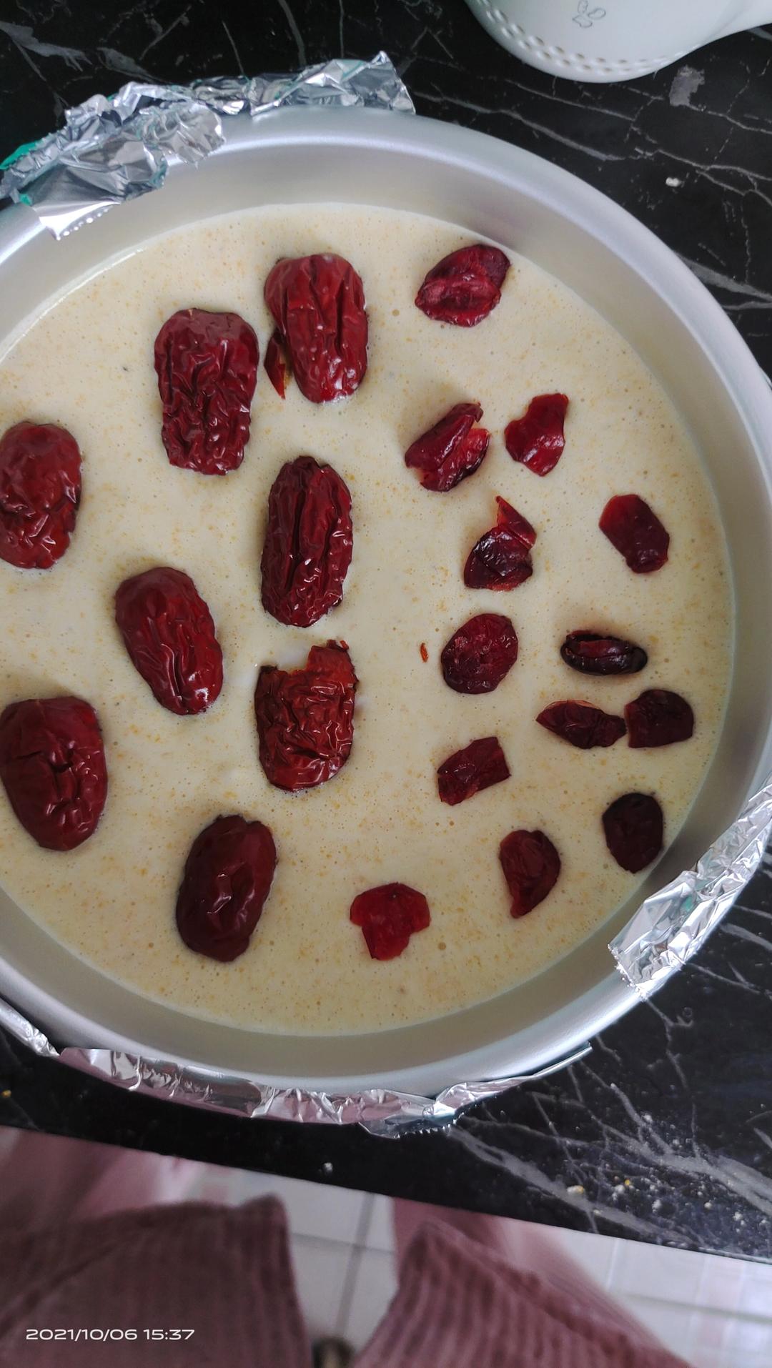 零添加玉米面蒸糕