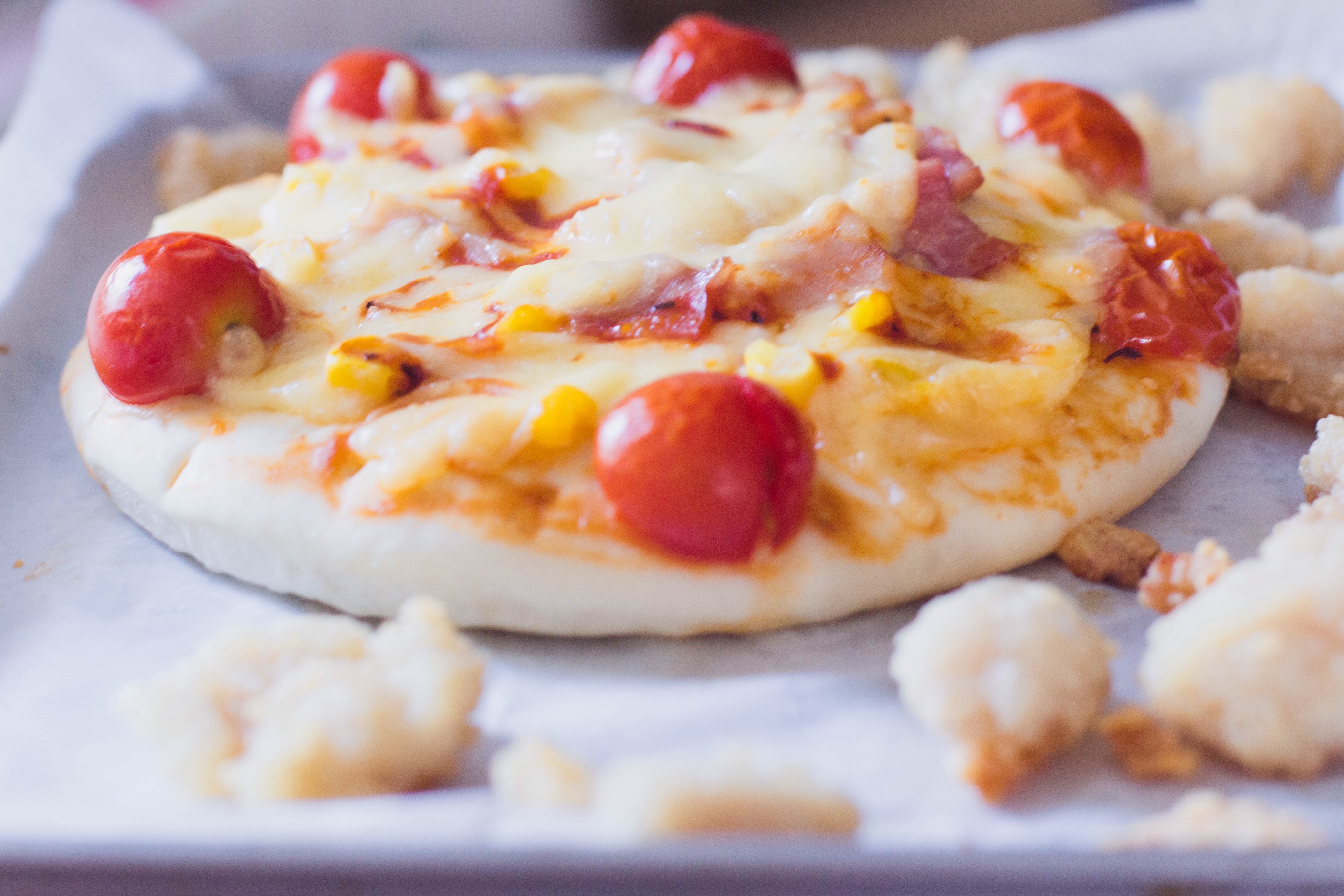 番茄培根披萨的做法