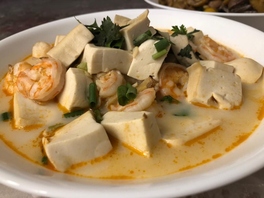 快手～鲜虾豆腐