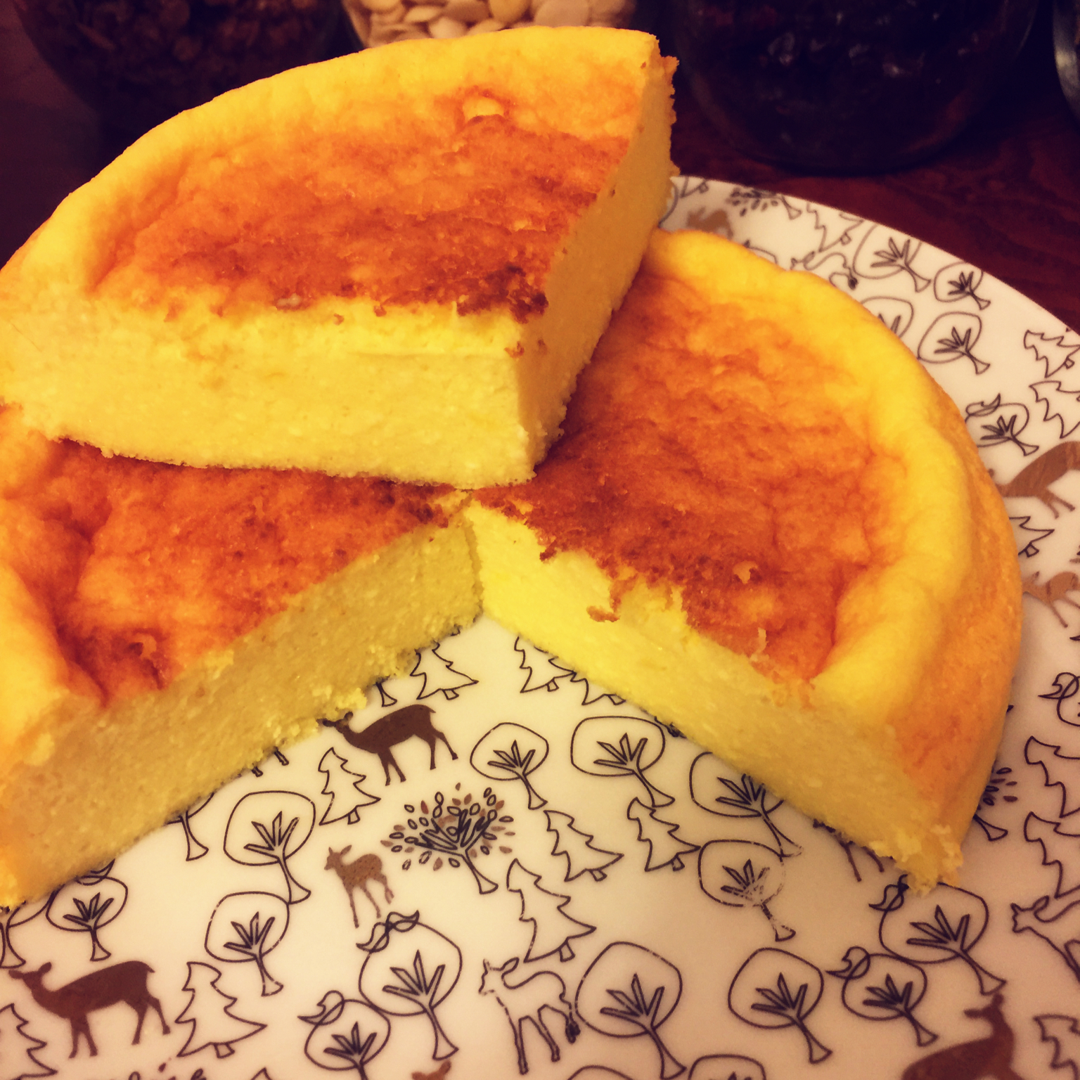 轻乳酪芝士蛋糕6寸#皮黑森林#