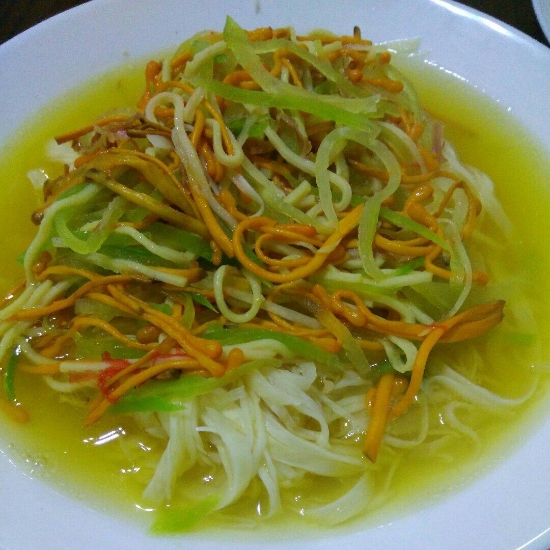 鸡汤茭白虫草花【食材包操作说明】