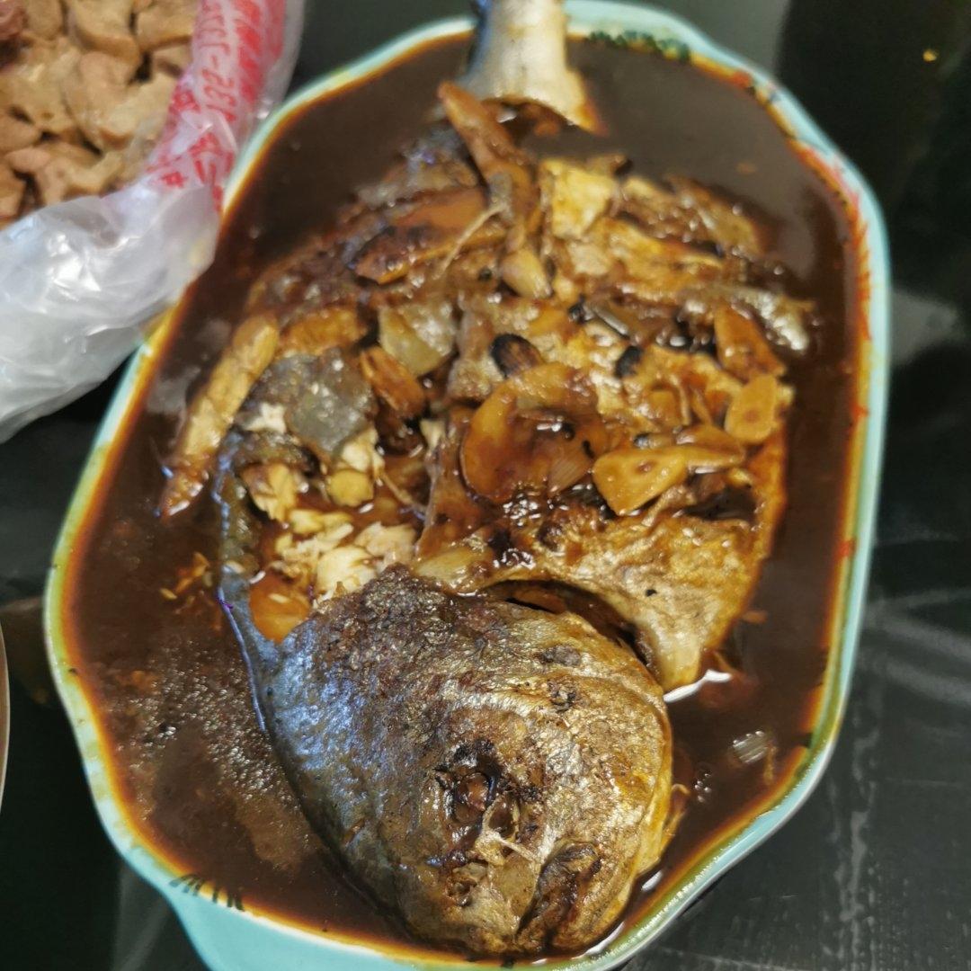 家常红烧鲳鱼