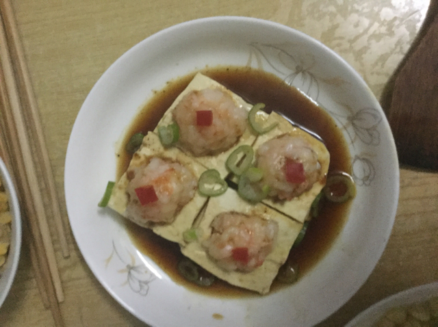 百花蒸豆腐