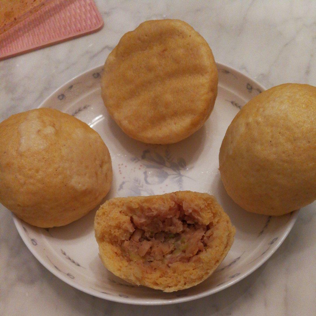 玉米面菜饽饽（萝卜馅）