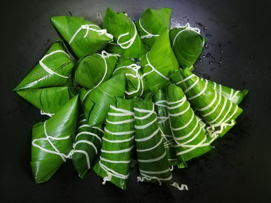 四角长粽子的包法（有视频）