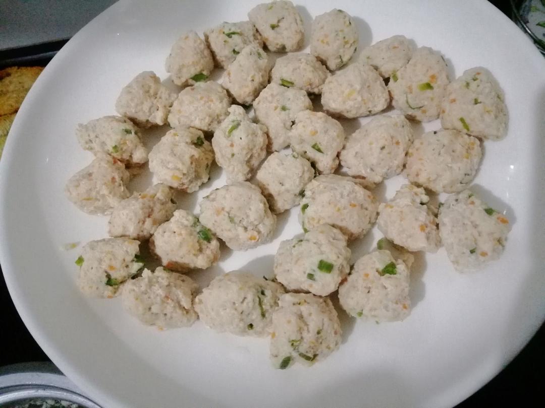 一次成功的猪肉丸