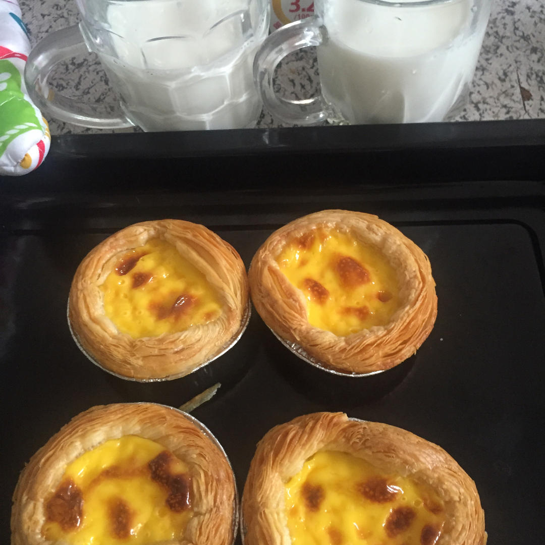 超完美味道超正的蛋挞配方，比KFC的还要嫩还要香~做过最好吃的蛋挞配方