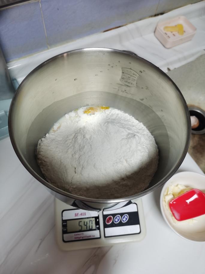 纯奶手撕吐司的做法 步骤1