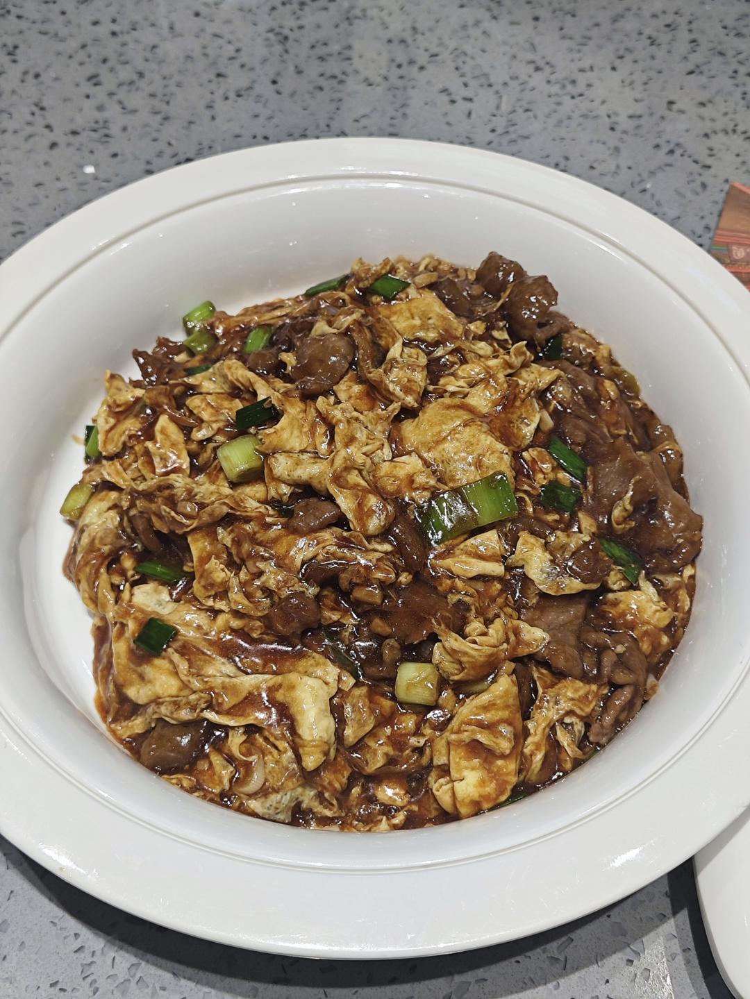 醋溜木须（清真菜）