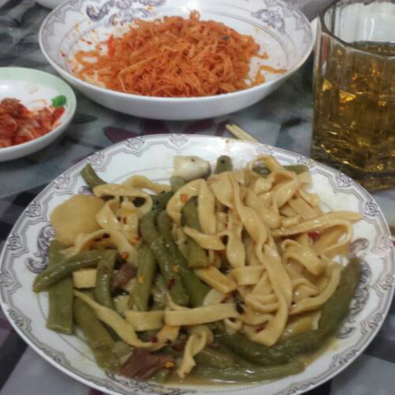 豆角焖面