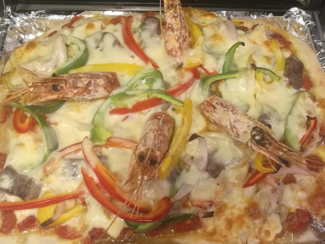 8寸纯手工什锦披萨