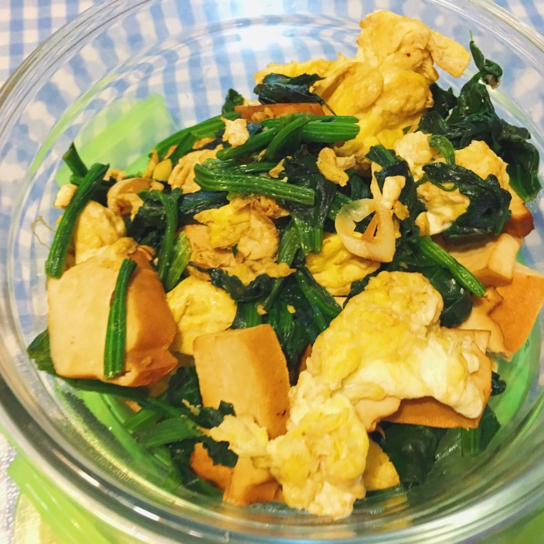 菠菜炒鸡蛋