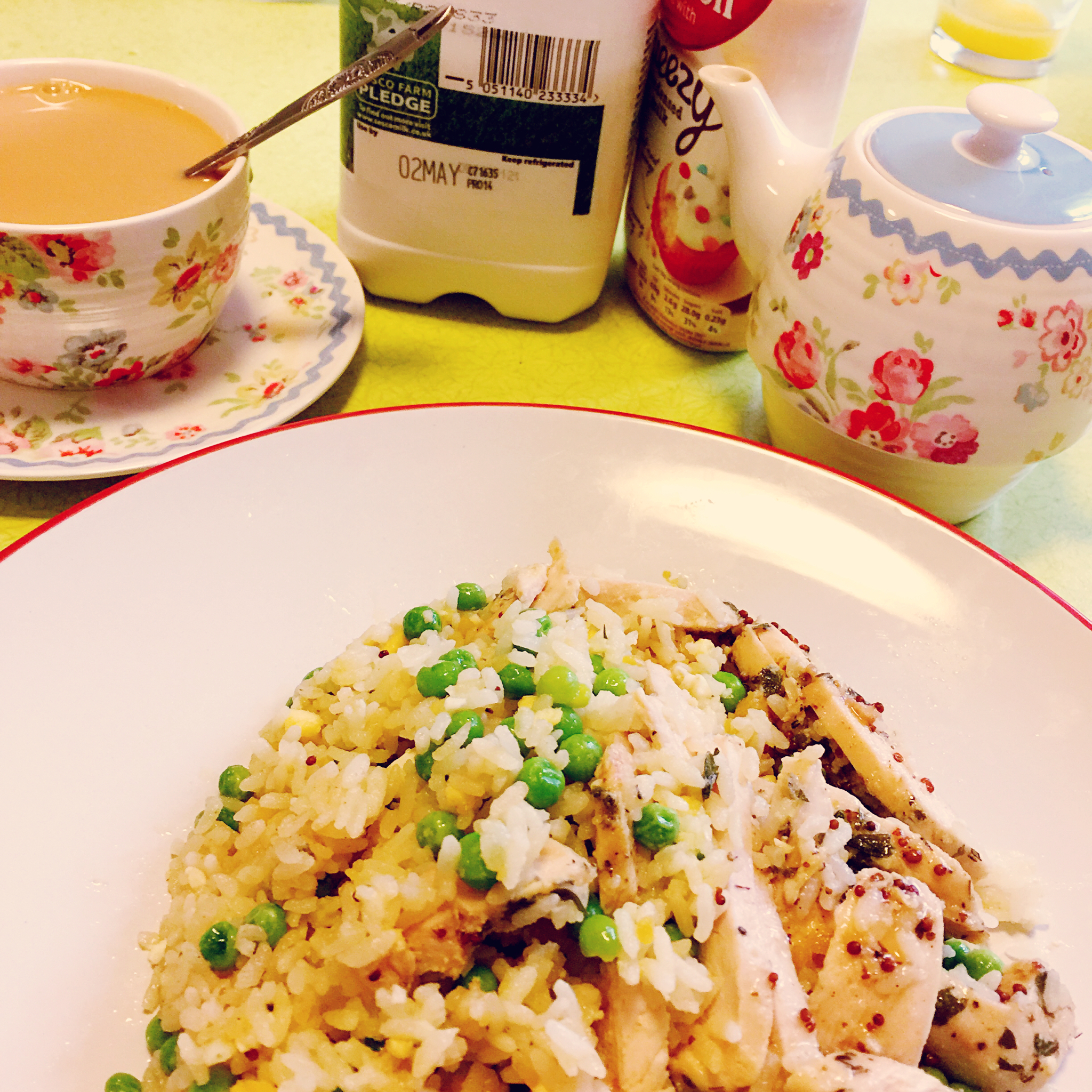 咸蛋黄什锦炒饭