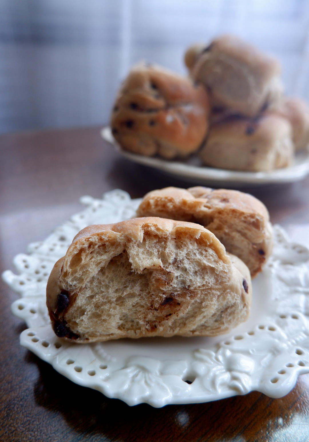 咖啡巧克力面包卷