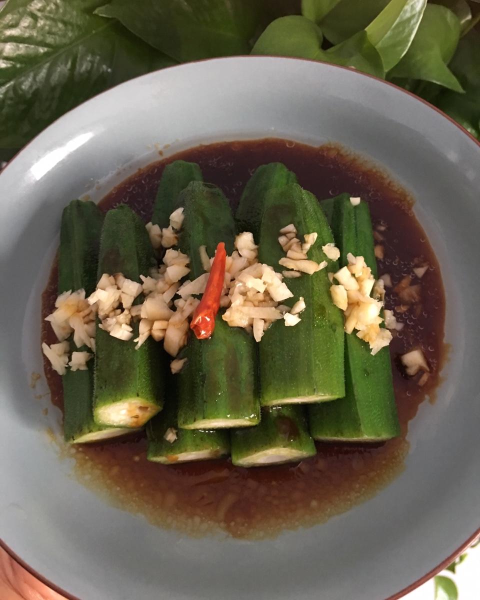 ‼️从此爱上秋葵‼️
白灼秋葵