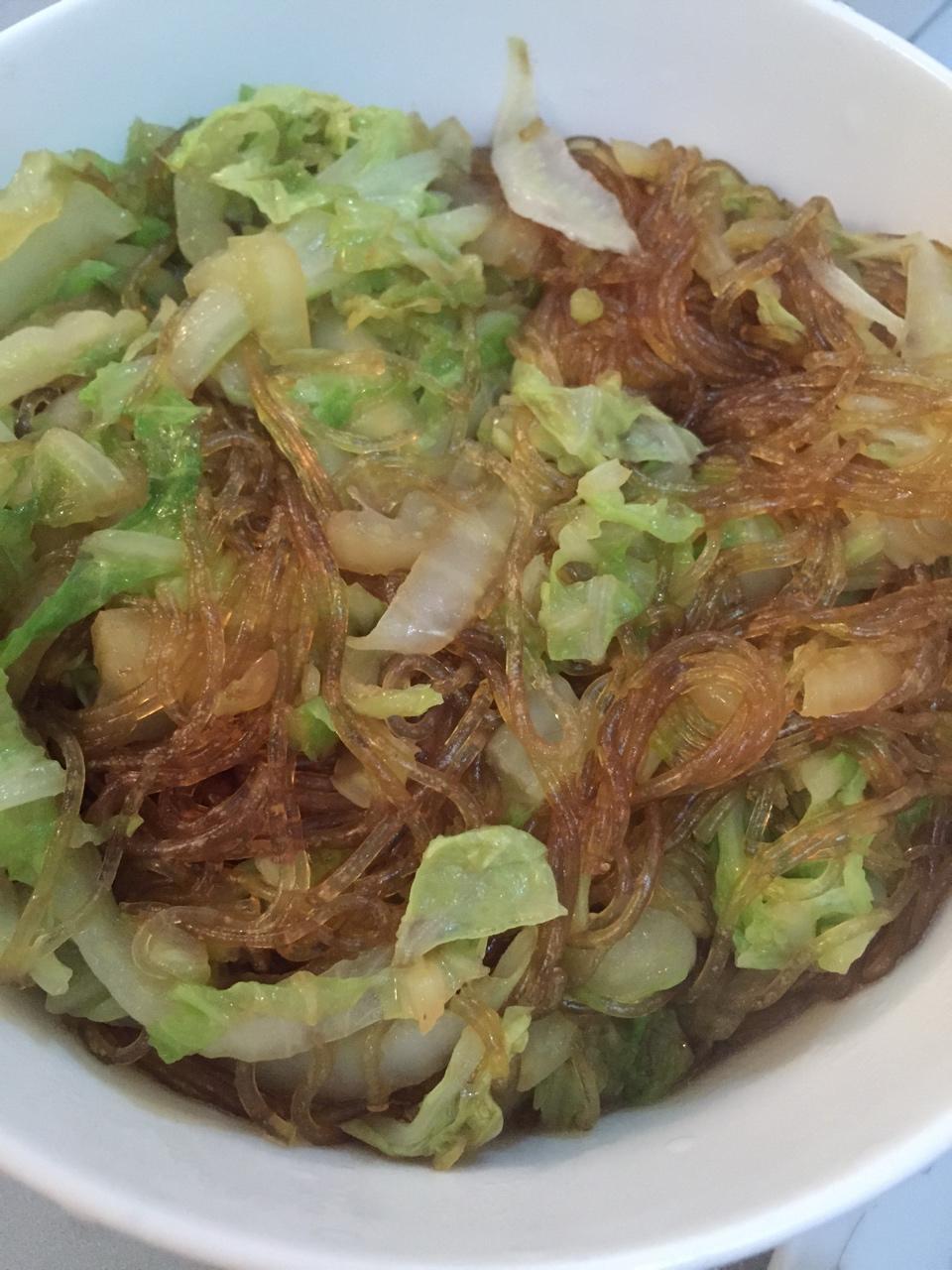 大白菜炒粉丝