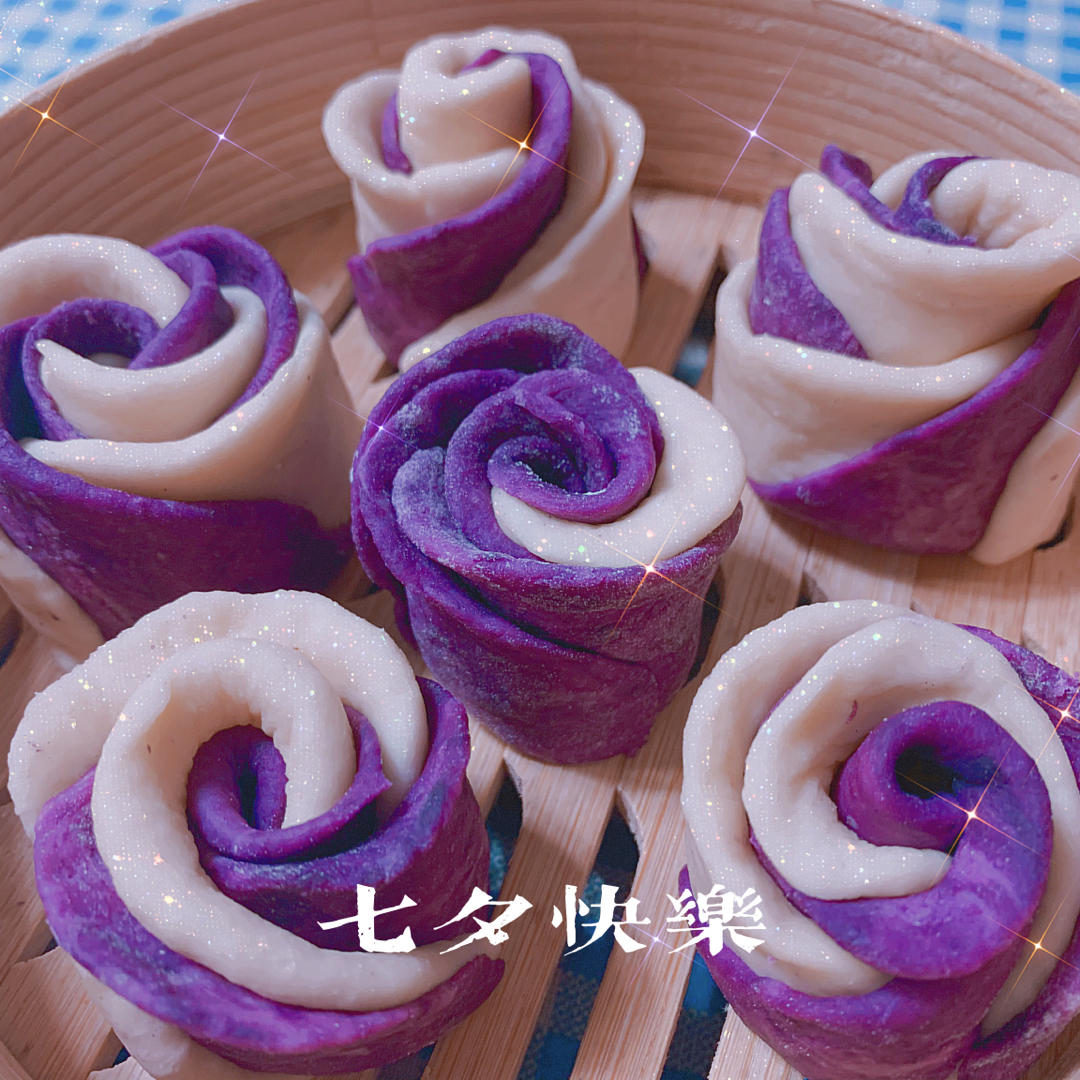 玫瑰花馒头