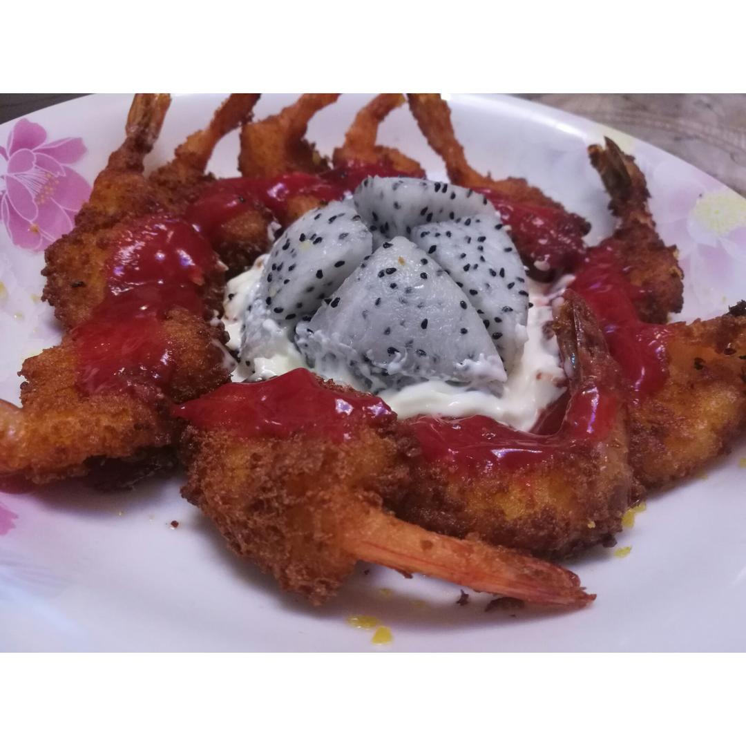 面包炸虾
