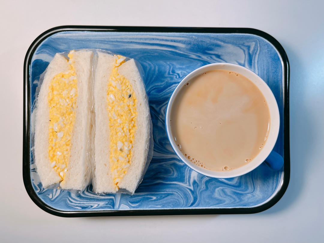 便利店同款❗️蛋黄酱三明治🥪❗️好吃哭～