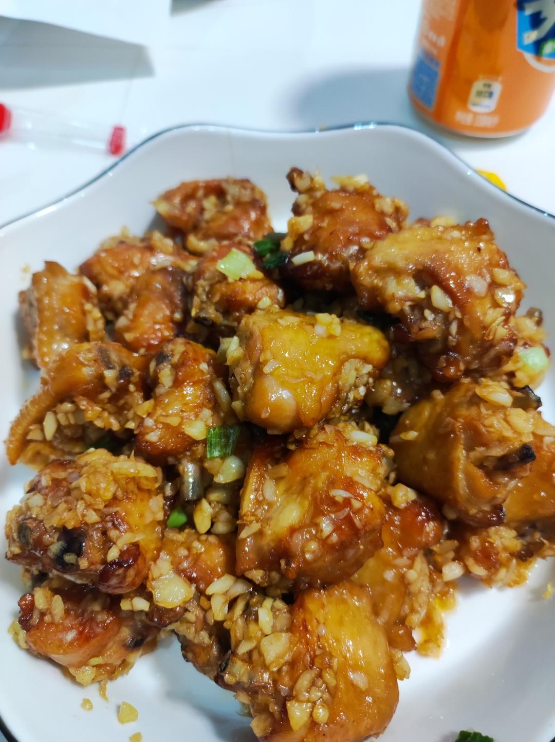 蒜香鸡翅｜孩子们的最爱