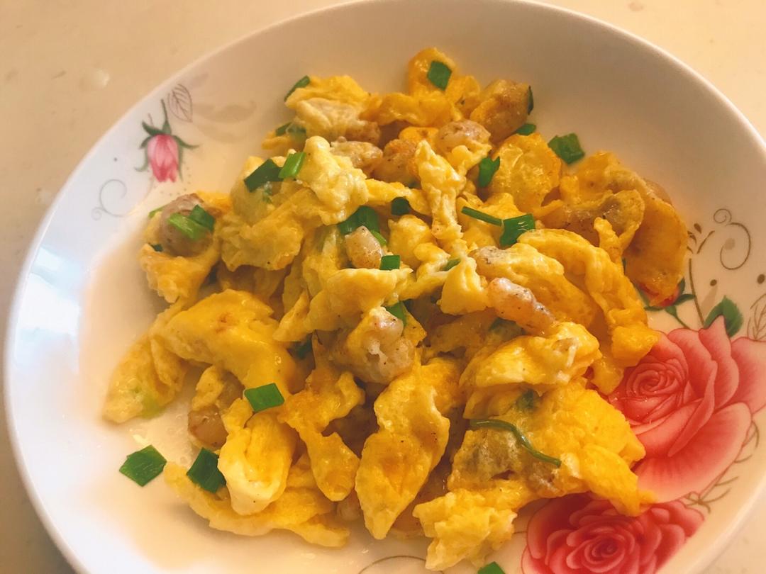 韭菜虾仁跑蛋