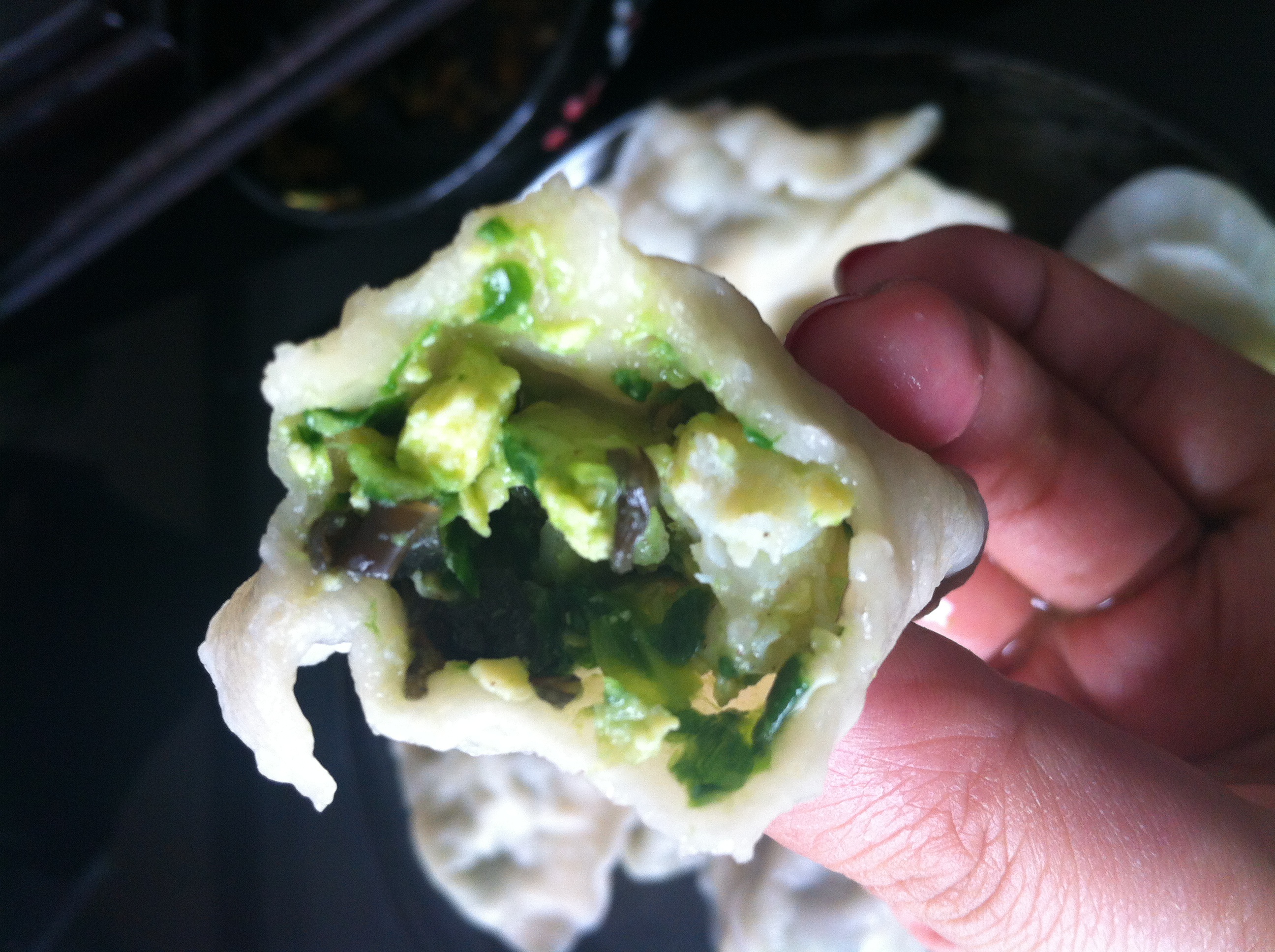 鲜虾韭菜鸡蛋饺子（超详细）