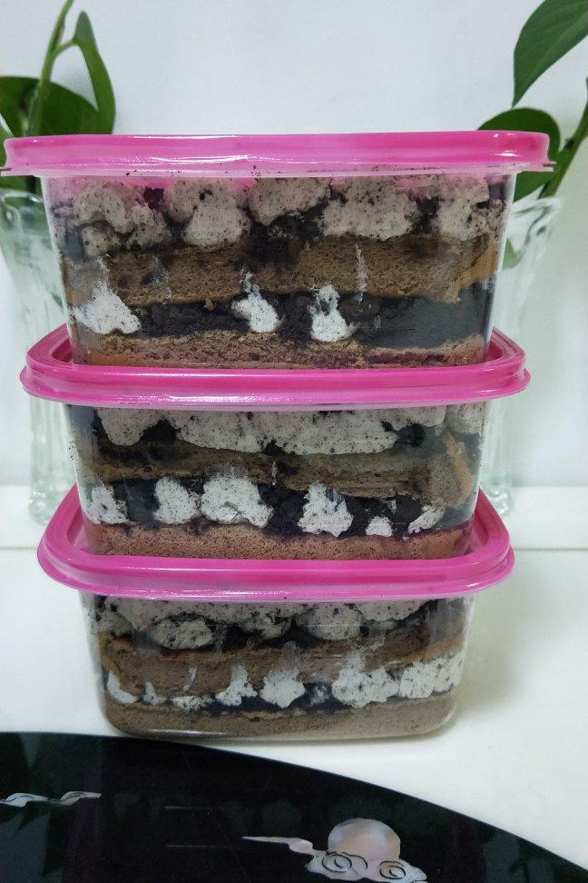 低糖不腻的奥利奥咸奶油蛋糕盒子