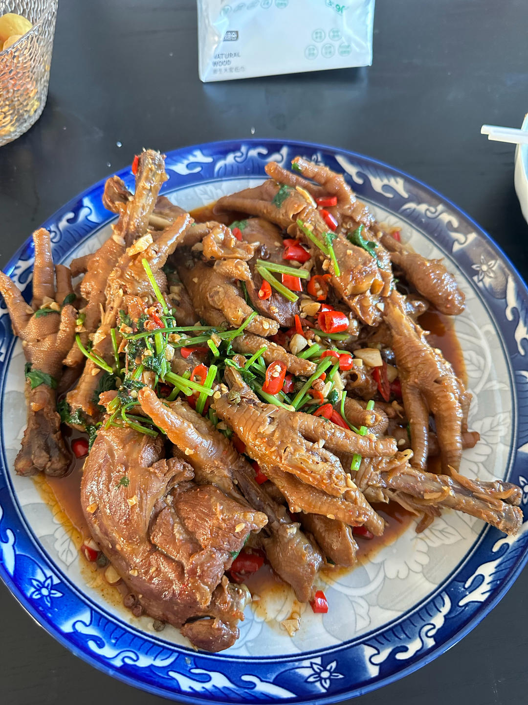 香辣烧鸡爪