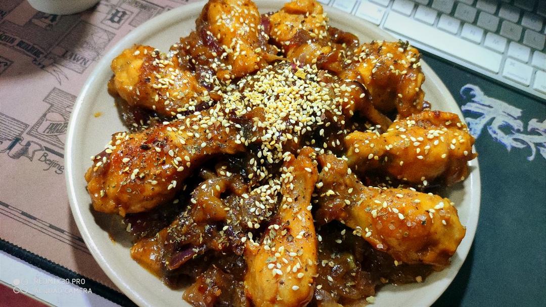 迷迭香芥末籽酱煎鸡排