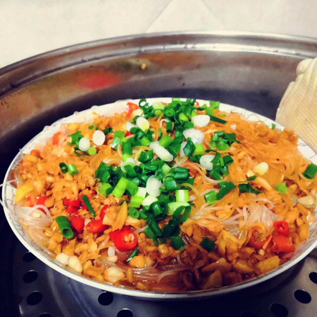 蒜蓉蒸金针菇粉丝（小心上瘾）