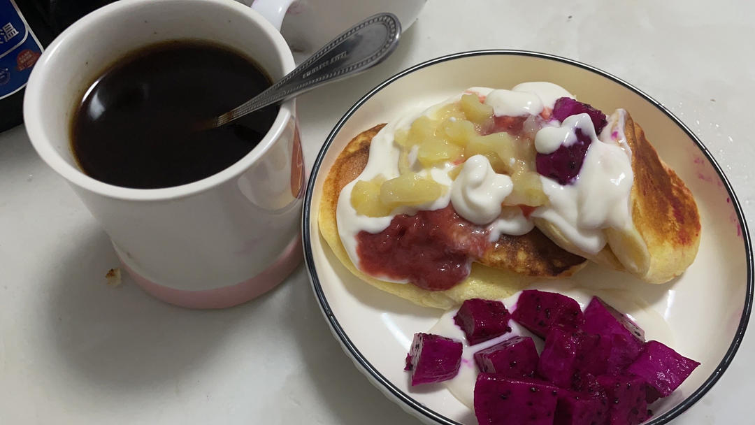 10分钟搞定网红舒芙蕾松饼🥞超松软『步骤详细附视频』『平底锅美食』