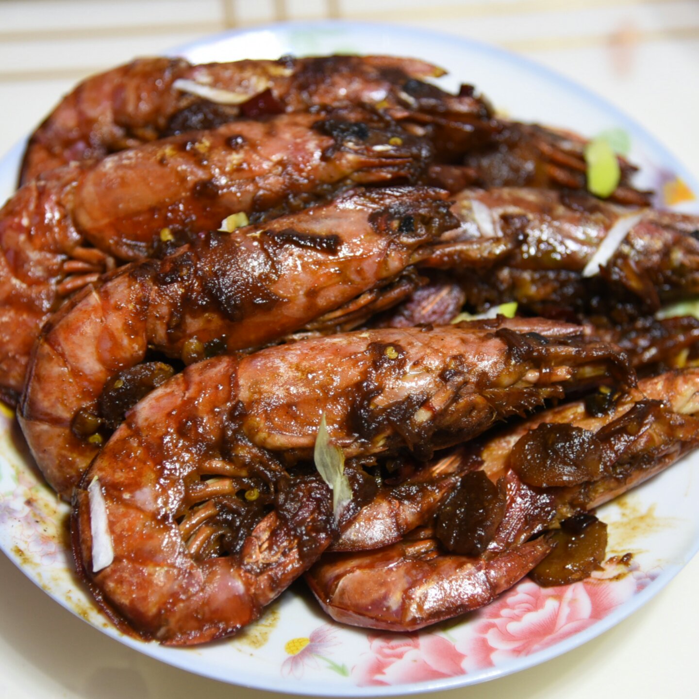 盐烤阿根廷红虾