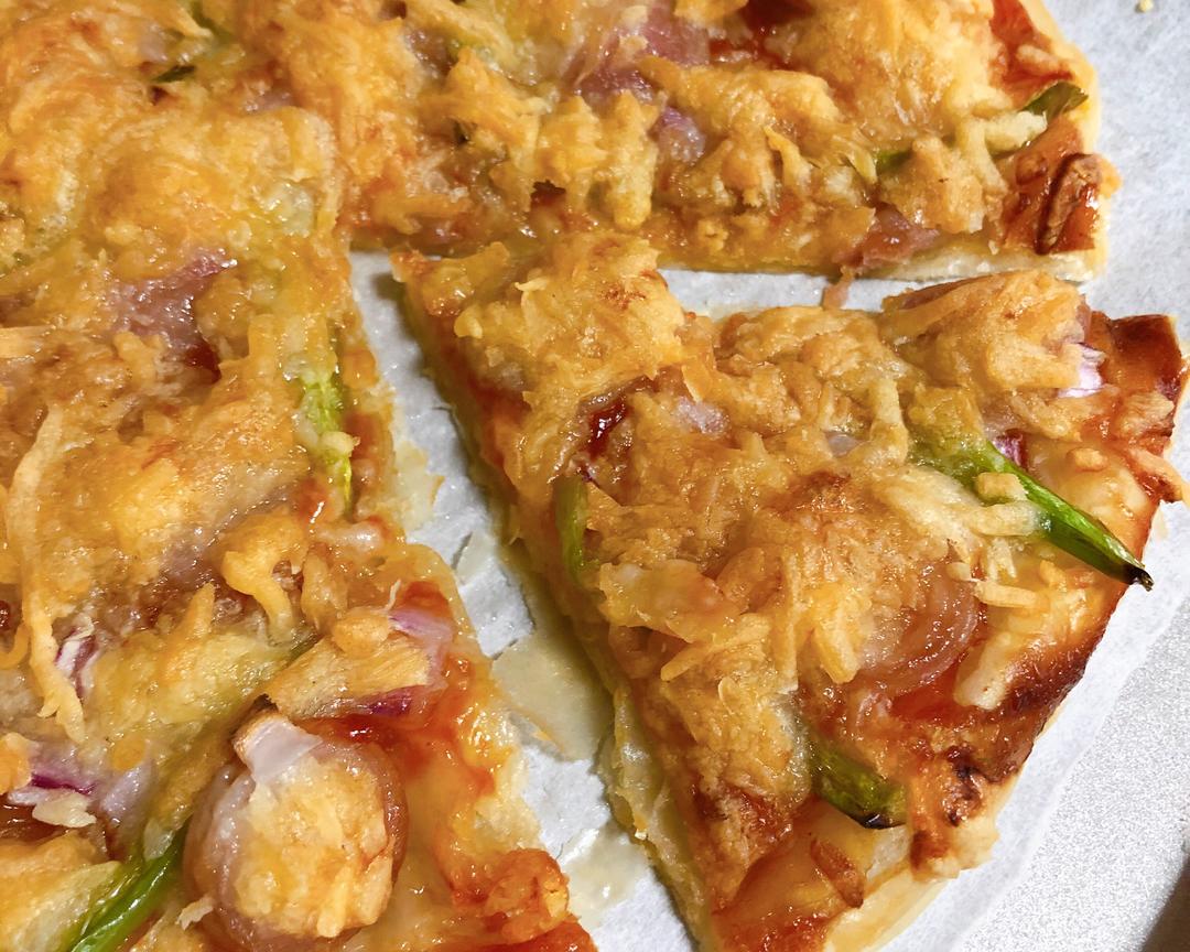 烘焙小白做手抓饼披萨🍕