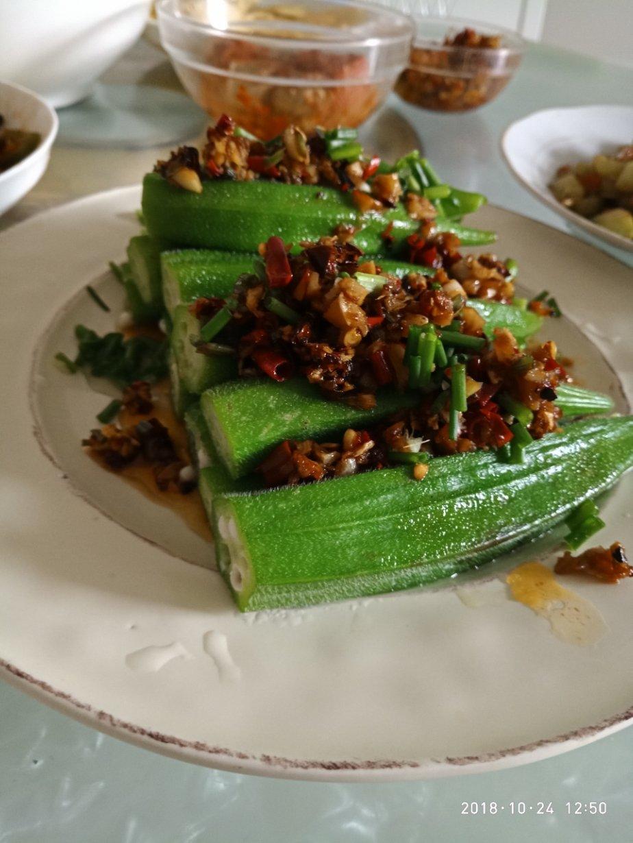 10分钟凉拌秋葵
