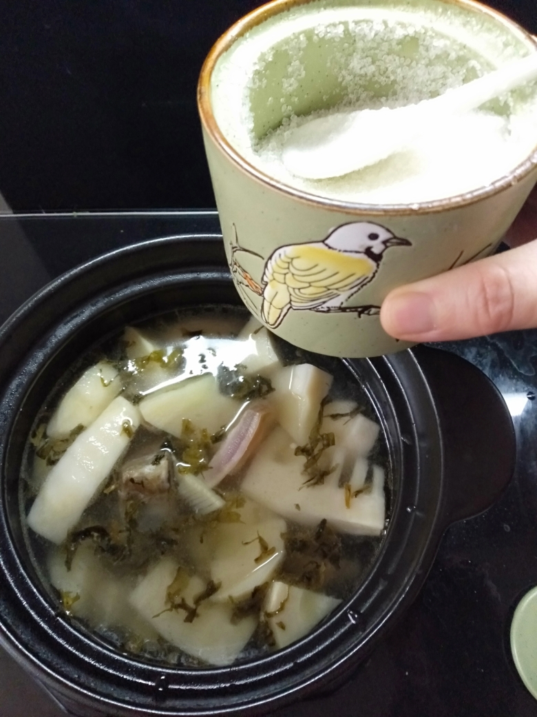 雪菜咸肉炖笋，江南春的做法 步骤13